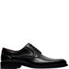 CLARKS  MENS  SHOE - BLACK LEATHER